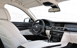 Interiors of a 2014 750LI BMW