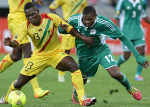 Mali vs Nigeria at the ongoing CHAN 2014