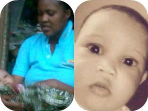 Late Mrs Ayoka Banire and her baby, Aisha
