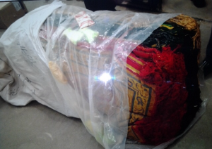 The imported Rug before it was searched