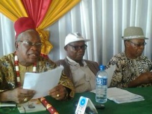 Pensioners address News Conference on Monday