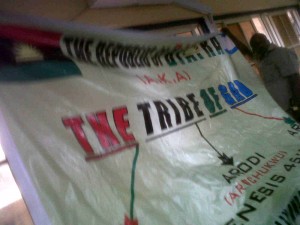 One of the Biafran Flags recovered from the hoodlums by the police