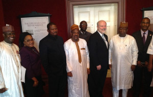 Gov. Yari of Zamfara (2nd from right) and Maryland state secretary John Mcdonough (3rd from right) and other Zamfara state delegation to Maryland, USA. Photo by African Examiner