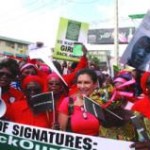 Thousands Protest In Lagos Over 234 Abducted Chibok Girls