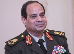 Abdel Fattah el-Sisi, the former Egyptian Army Chief leads in presidential election