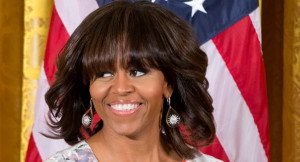 First lady of United States President, Michelle Obama