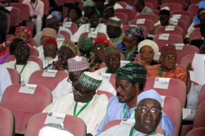 cross section of members of the National Conference