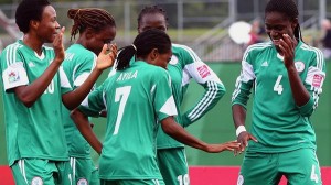 Super Falconets Cebrate their second goal against New Zealand @ Canada FIFA U-20 women world cup