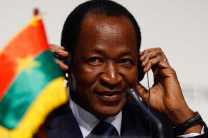 Burkina Faso's President, Blaise Compaore