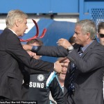 Wenger’s Mourinho Nightmare Continues, As Chelsea Manager Downplays Touchline Bust-up