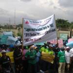 Thousands Protest In Lagos Over PVC Flop