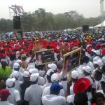 Huge Crowd As Ambode Flags Off Governorship Campaign