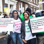 Pro-Jonathan Group Holds Rally At Chatham House, London