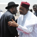 Photo: President Goodluck Jonathan Receives President Mahamadou Issoufou Of Niger In Abuja-21/5/2015