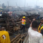 UPDATED: Tanker Explosion: 21 Cars, 44 Shops, 5 Houses, Others Burnt In Lagos