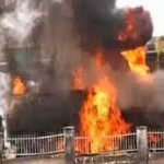 Manufacturing Factory Razed By Fire In Lagos