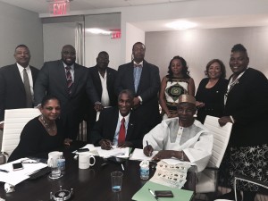 INDUCTION OF  AMBASSADOR  TUNDE  ADETUNJI  TO  THE  WORLD  CONFERENCE  OF  MAYOR  AND  THE  NATIONAL  POLICY  ALLIANCE