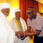 Photo News: Ekiti state Governor Ayodele Fayose Welcomes Sultan of Sokoto to Ado-Ekiti