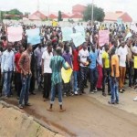 Again Biafra Protesters Shut Down Onitsha, Barricade Niger Bridge