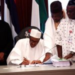 BREAKING: At last, Buhari Signs 2016 Budget into Law