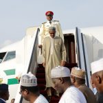 BREAKING: Buhari Returns To Abuja After Paris Trip