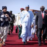 Gambia Impasse: Buhari, Johnson-Sirleaf, O)thers Arrive Banjul For Mediation