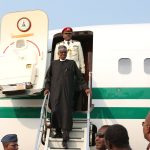 Buhari Finally Arrives Nigeria after over 100 days of Medical Treatment in London