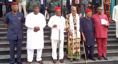 Image result for nnamdi kanu and south east governors