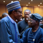 After ‘Letter Bomb’ Saga, Buhari, Obasanjo Meet at AU Summit