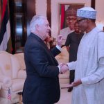 President Buhari receives U.S. Secretary of State, Mr Rex Tillerson (Photos)