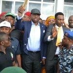 Huge Supporters Welcome Senator Ayogu Eze Back to Enugu