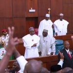 Rowdy Session At NASS As Buhari Presents 2019 Appropriation Bill