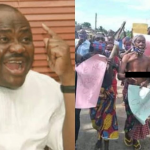 Wike Trends On Twitter As Ogoni Women Protest Half Naked Over Detention Of Prodest Hotel Manager