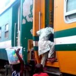 Driver, Passengers Escape Death As Bus Collides With Moving Train In Lagos