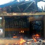 Hoodlums Set Police Station Ablaze In Imo