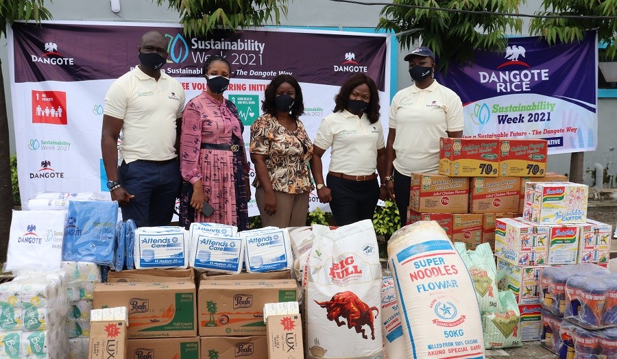 Sustainability Week: Dangote Donates To Old Age Home, Physically Challenged Children - Vimarsana News