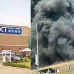 (Updated): NEXT Supermarket On Fire In Abuja