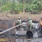 Troops Bust 39 Illegal Refineries, Recover 950,000 Liters Of Stolen Crude Oil In Niger Delta