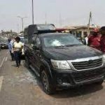 Pandemonium As Armed Robbers Attack Bullion Van In Ibadan