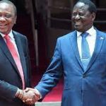(BREAKING) : Kenya President, Uhuru Kenyatta, Endorses Former Arch-Rival Odinga In Elections