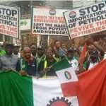 NLC Protests In Lagos Over ASUU Strike