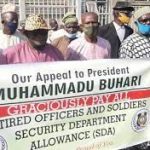 Retired Soldiers  Protest Unpaid Allowances In Abuja