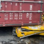 Tragedy: 9 Killed As Container Falls On Bus In Lagos
