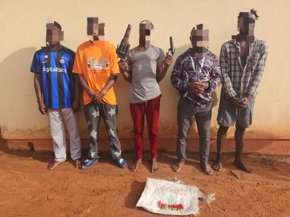 Police Operatives Arrest 9 Male Criminal Suspects In Enugu, Recovers 3 Firearms With 19 Ammunition 1 Tricycles Other Exhibits - Vimarsana News