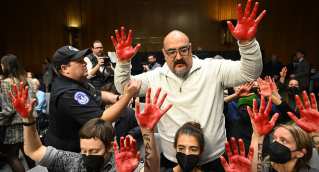 'Ceasefire Now!' Protesters Interrupt US Congress Hearing - Vimarsana News