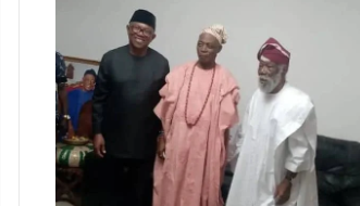 Peter Obi visits Ladoja, Praises Importance of Ibadanland