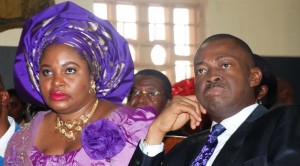 Gov. Chime and his wife Mrs Clara Chime at a function