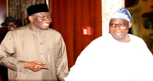 President Jonathan and Ex-President Olusegun Obasanjo exchanges banters when the going was good.