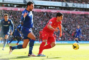 Luis Suarez inspired his teammate to 3-1 victory against Cardiff City