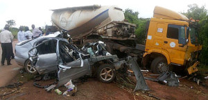 Scene of the Ebonyi ghastly car crash